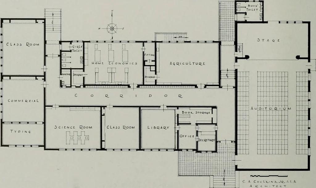 An illustration from Architect and engineer, 1905, leaf 117