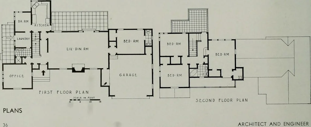 An illustration from Architect and engineer, 1905, leaf 121