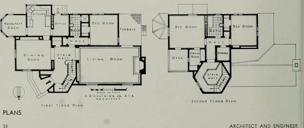 An illustration from Architect and engineer, 1905, leaf 123