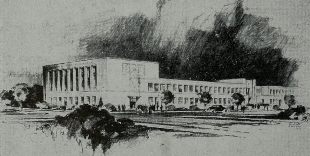 An illustration from Architect and engineer, 1905, leaf 125