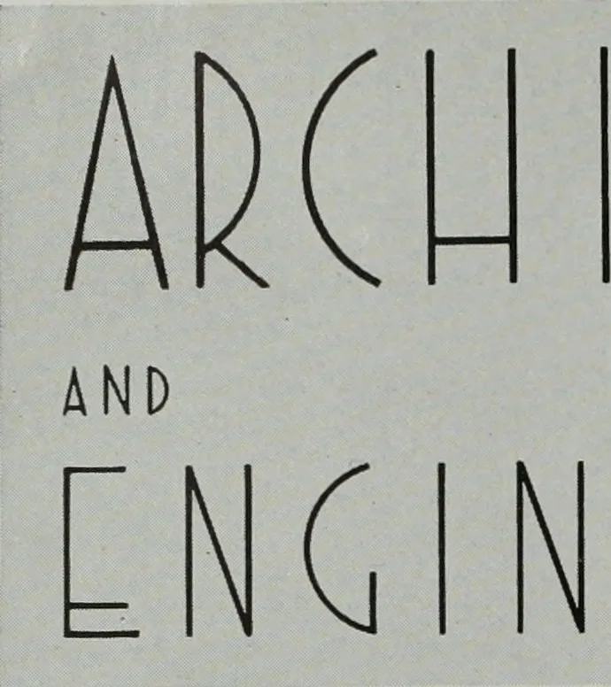 An illustration from Architect and engineer, 1905, leaf 165