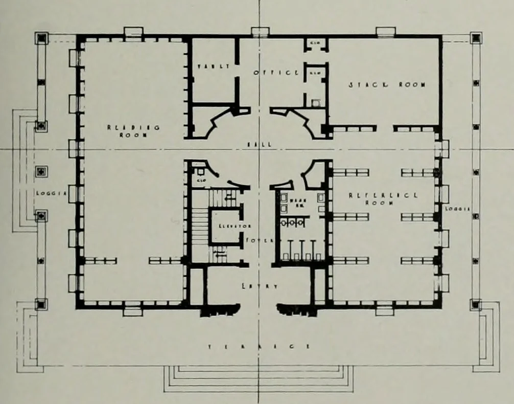 An illustration from Architect and engineer, 1905, leaf 262
