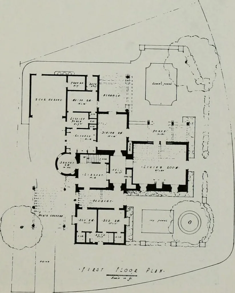 An illustration from Architect and engineer, 1905, leaf 264