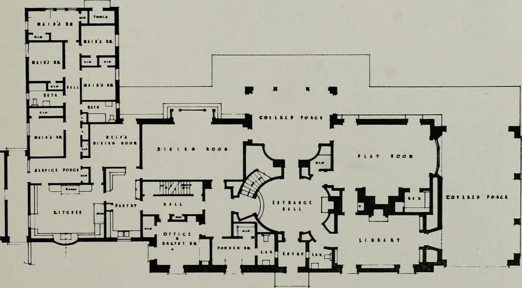 An illustration from Architect and engineer, 1905, leaf 266