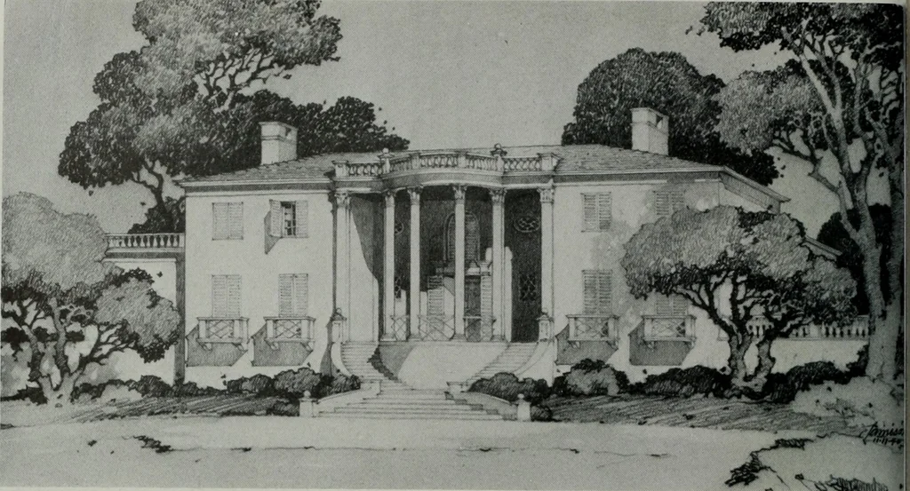 An illustration from Architect and engineer, 1905, leaf 275