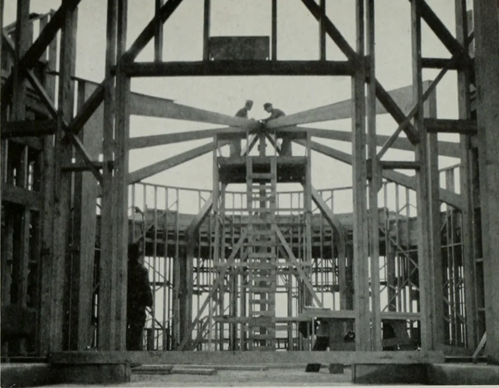 An illustration from Architect and engineer, 1905, leaf 58