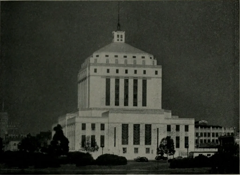 An illustration from Architect and engineer, 1905, leaf 106