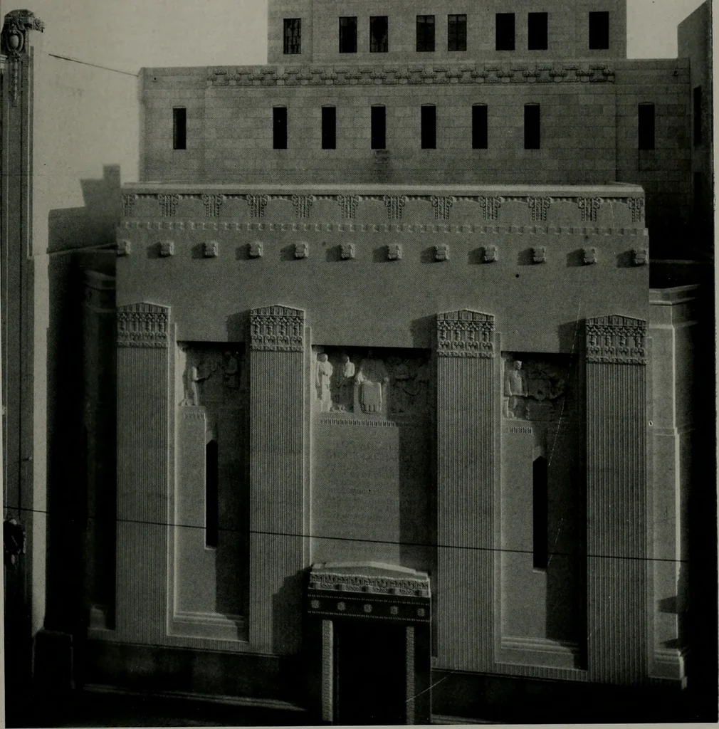 An illustration from Architect and engineer, 1905, leaf 116