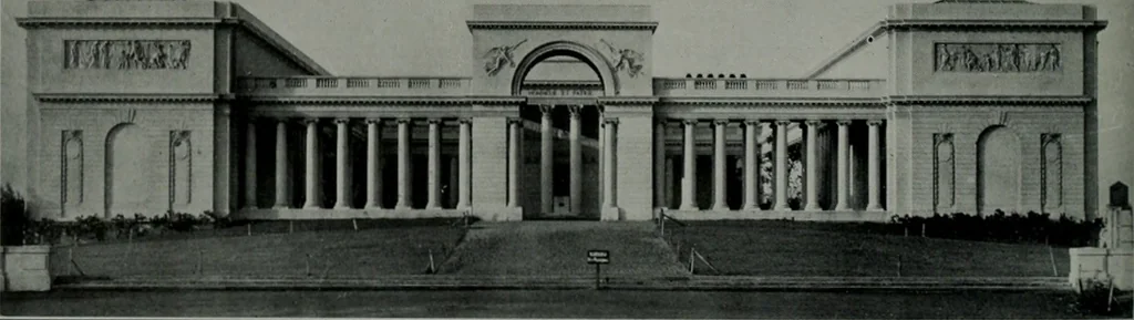 An illustration from Architect and engineer, 1905, leaf 153