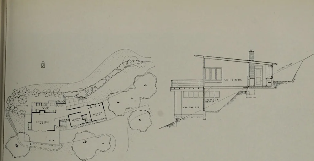 An illustration from Architect and engineer, 1905, leaf 208