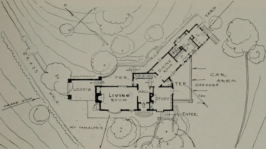 An illustration from Architect and engineer, 1905, leaf 216