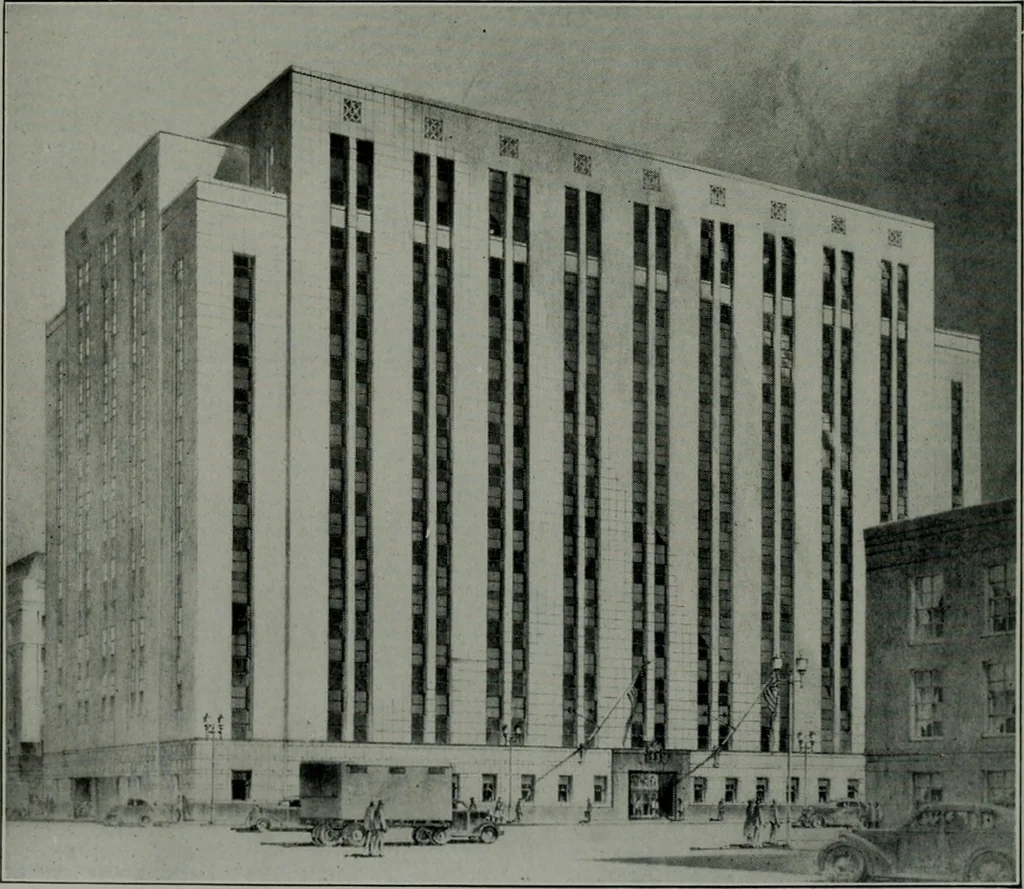 An illustration from Architect and engineer, 1905, leaf 275