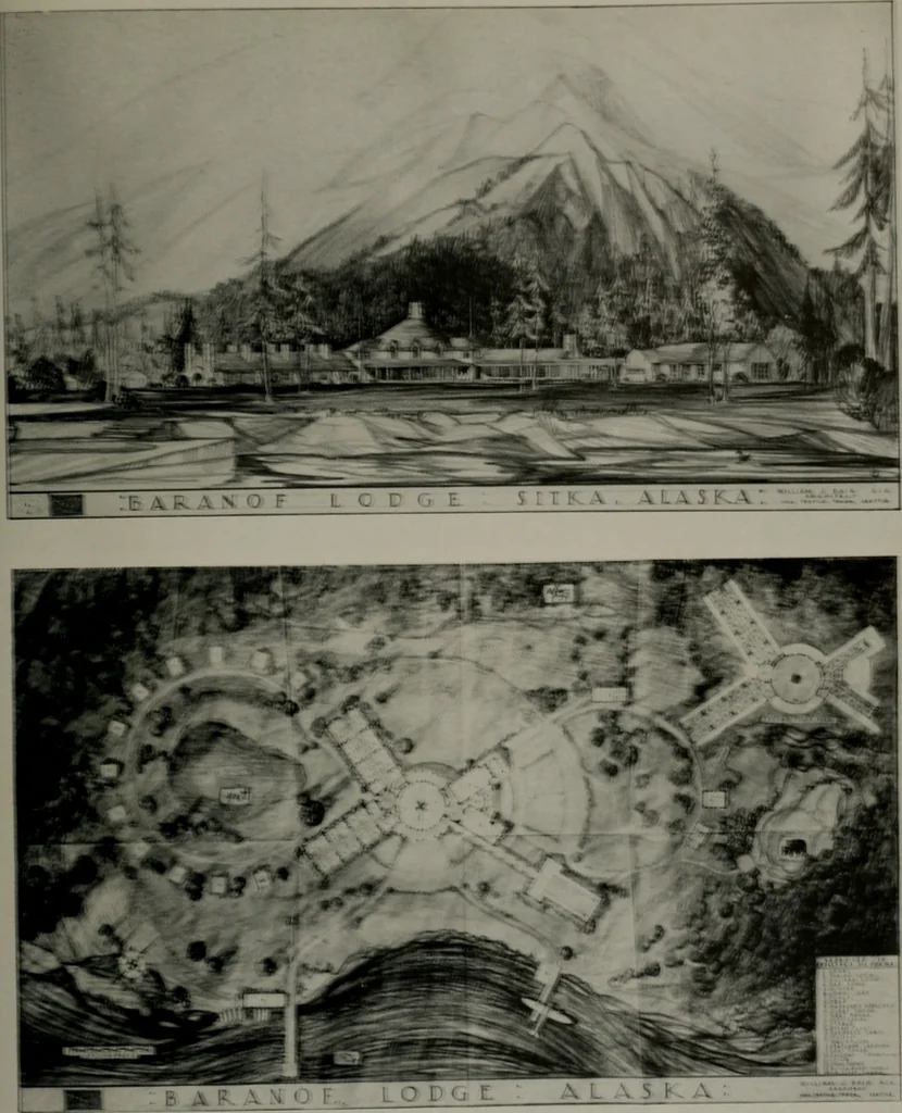 An illustration from Architect and engineer, 1905, leaf 348