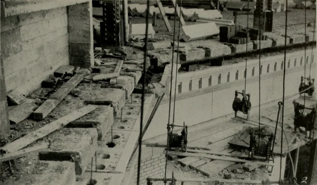 An illustration from Architect and engineer, 1905, leaf 38