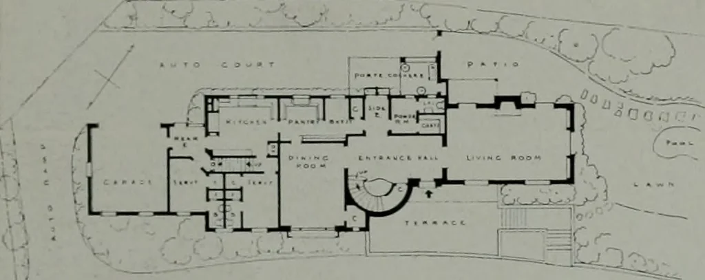 An illustration from Architect and engineer, 1905, leaf 111