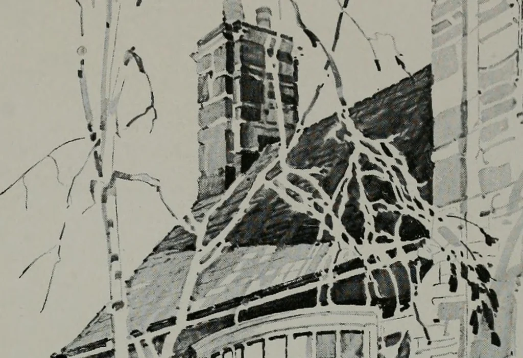 An illustration from Architect and engineer, 1905, leaf 82