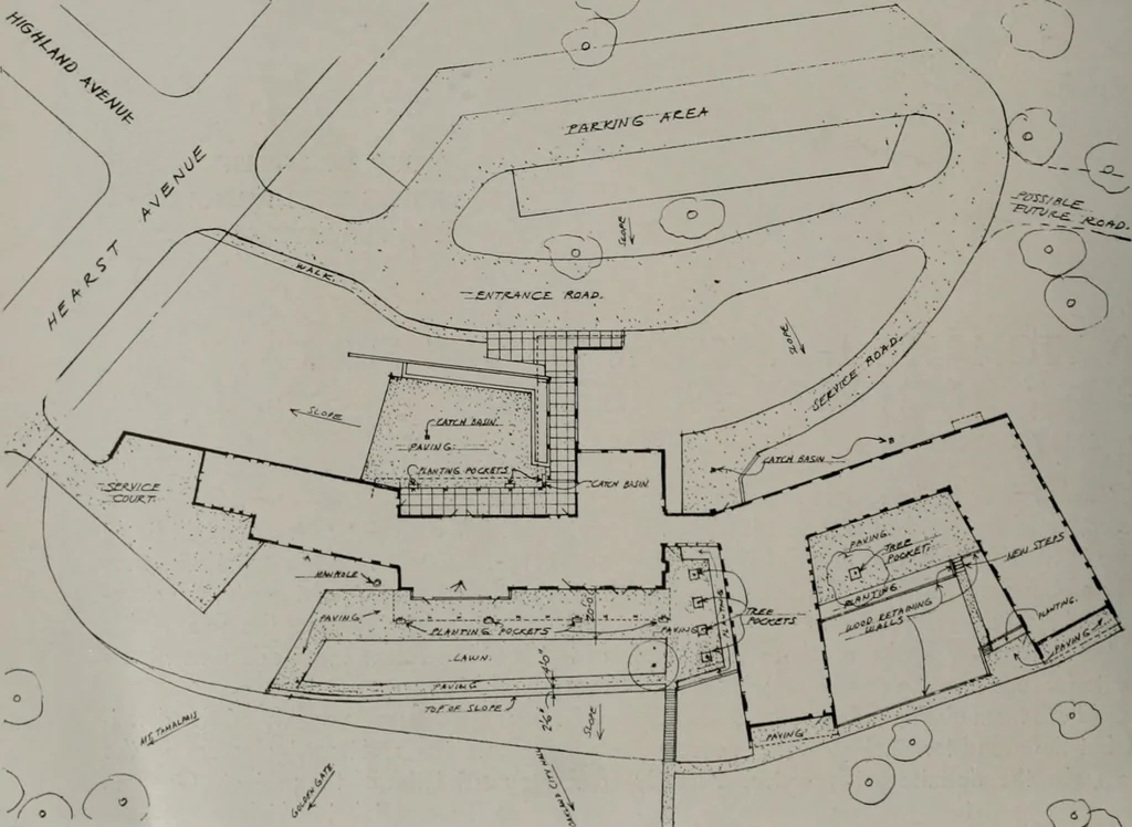 An illustration from Architect and engineer, 1905, leaf 141