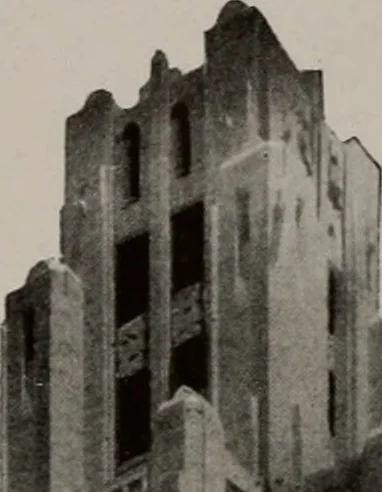 An illustration from Architect and engineer, 1905, leaf 198