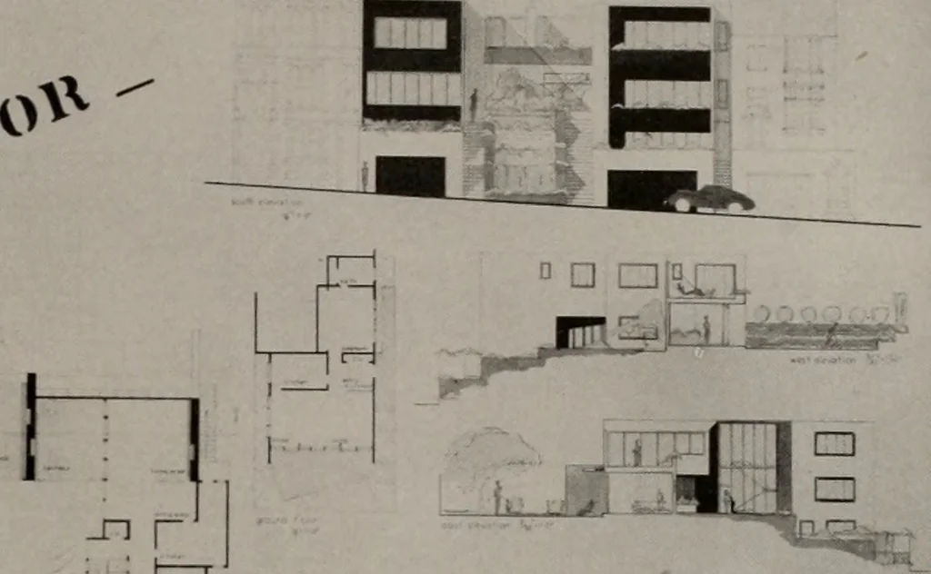 An illustration from Architect and engineer, 1905, leaf 476
