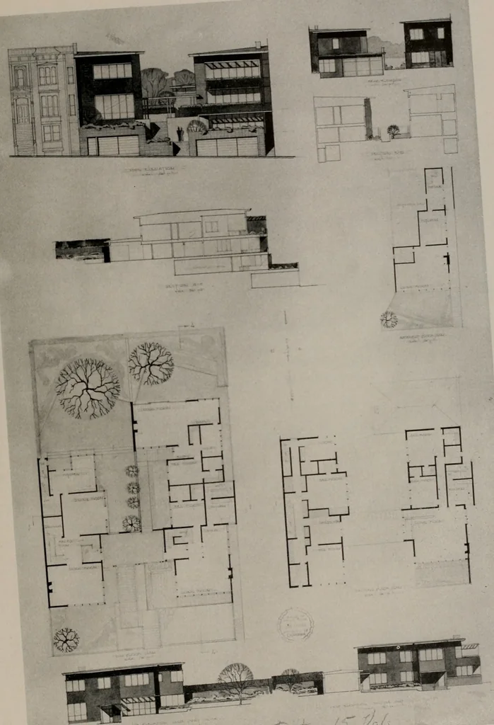 An illustration from Architect and engineer, 1905, leaf 478