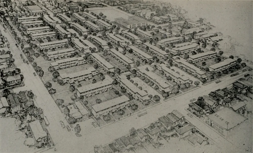 An illustration from Architect and engineer, 1905, leaf 69