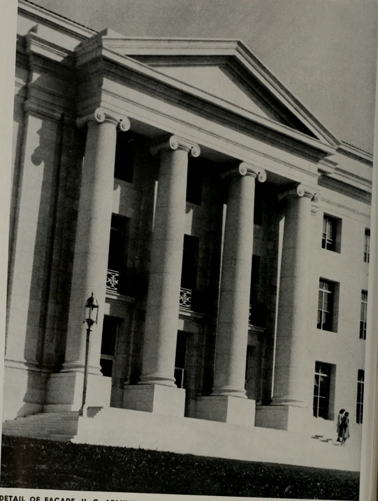 An illustration from Architect and engineer, 1905, leaf 79