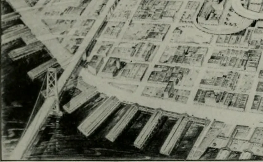An illustration from Architect and engineer, 1905, leaf 141