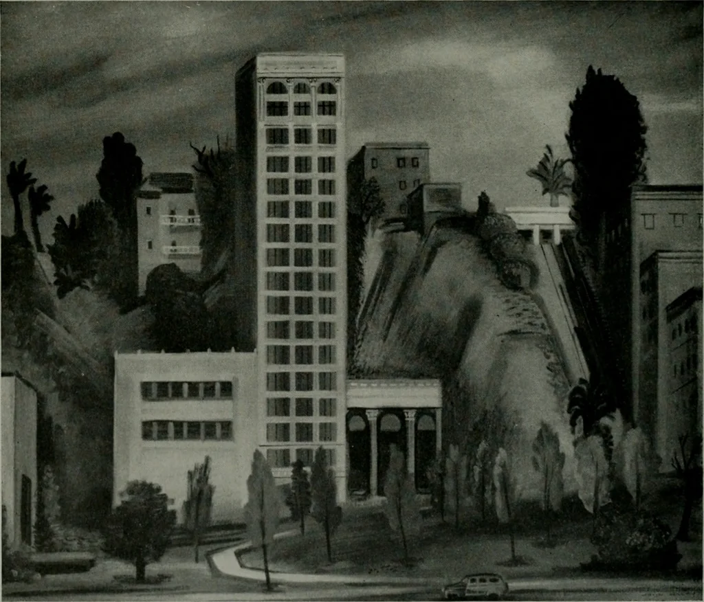 An illustration from Architect and engineer, 1905, leaf 315