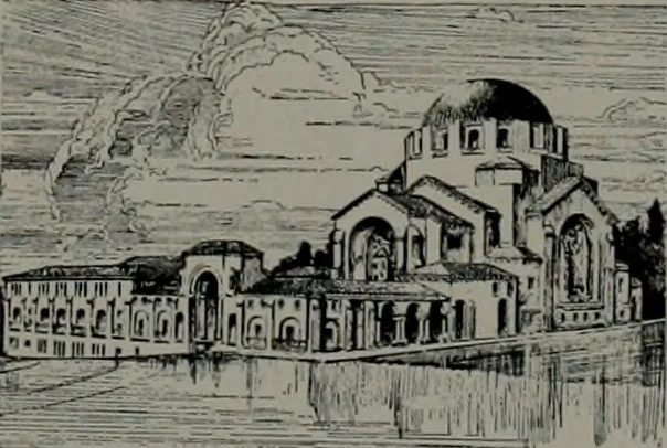 An illustration from Architect and engineer, 1905, leaf 322