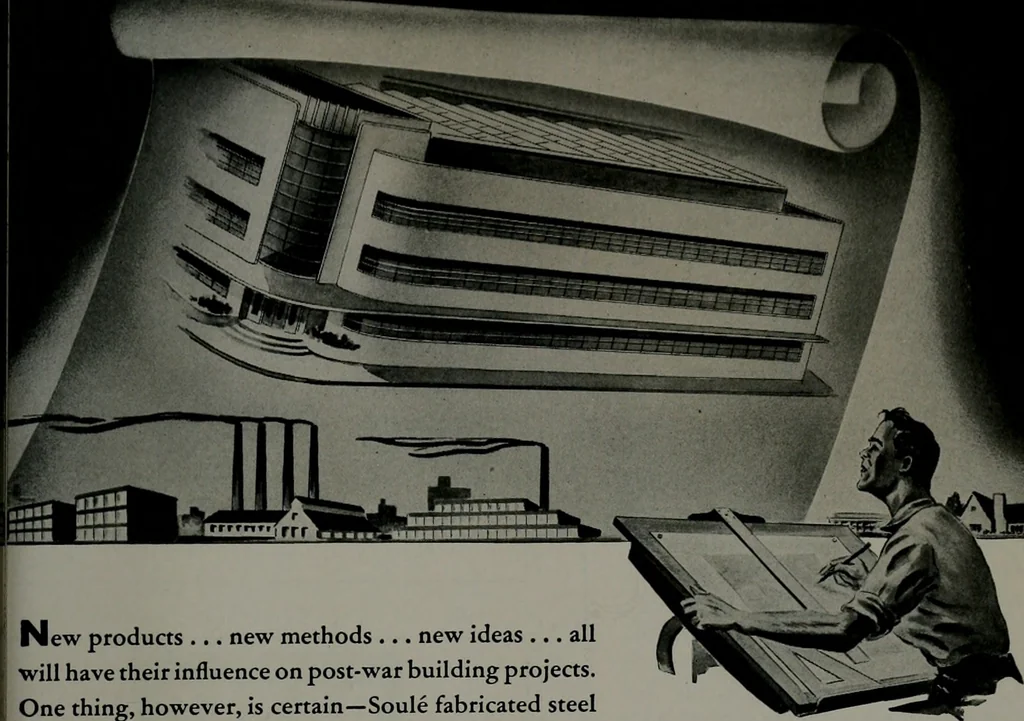 An illustration from Architect and engineer, 1905, leaf 372