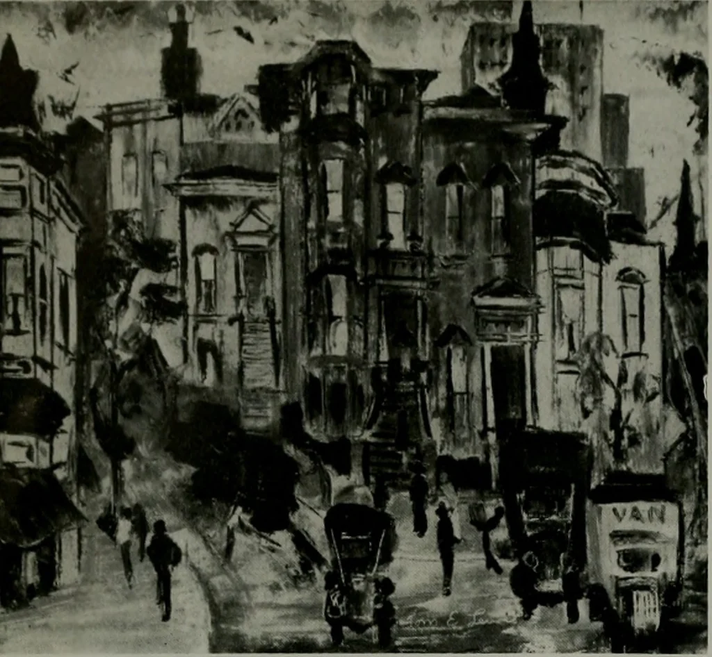 An illustration from Architect and engineer, 1905, leaf 417
