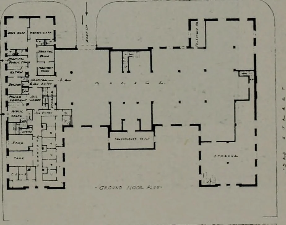 An illustration from Architect and engineer, 1905, leaf 84