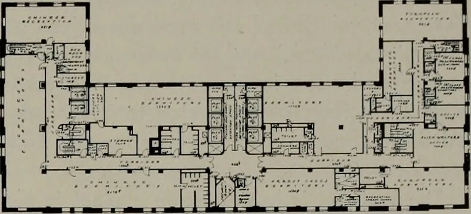 An illustration from Architect and engineer, 1905, leaf 132