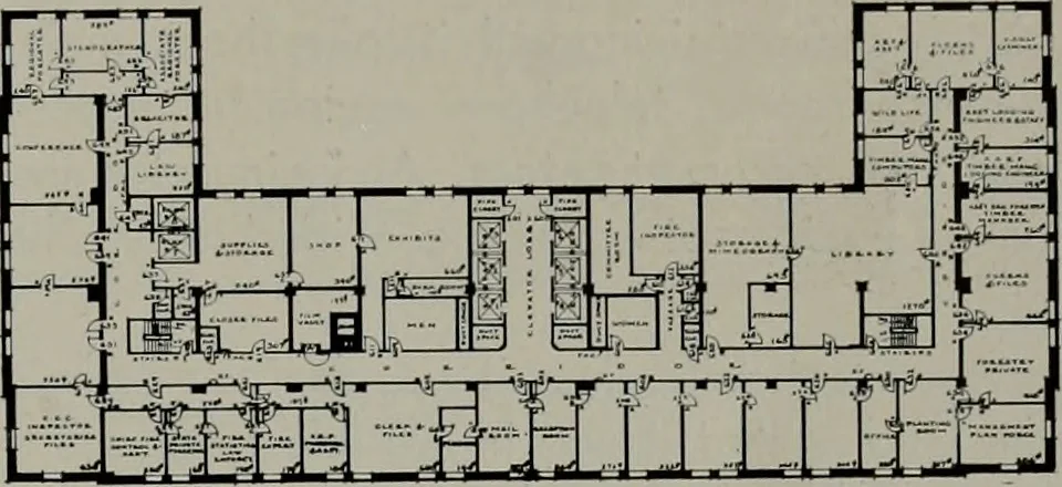 An illustration from Architect and engineer, 1905, leaf 132