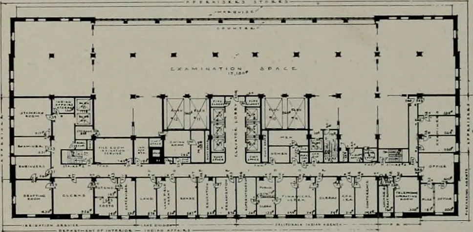 An illustration from Architect and engineer, 1905, leaf 132