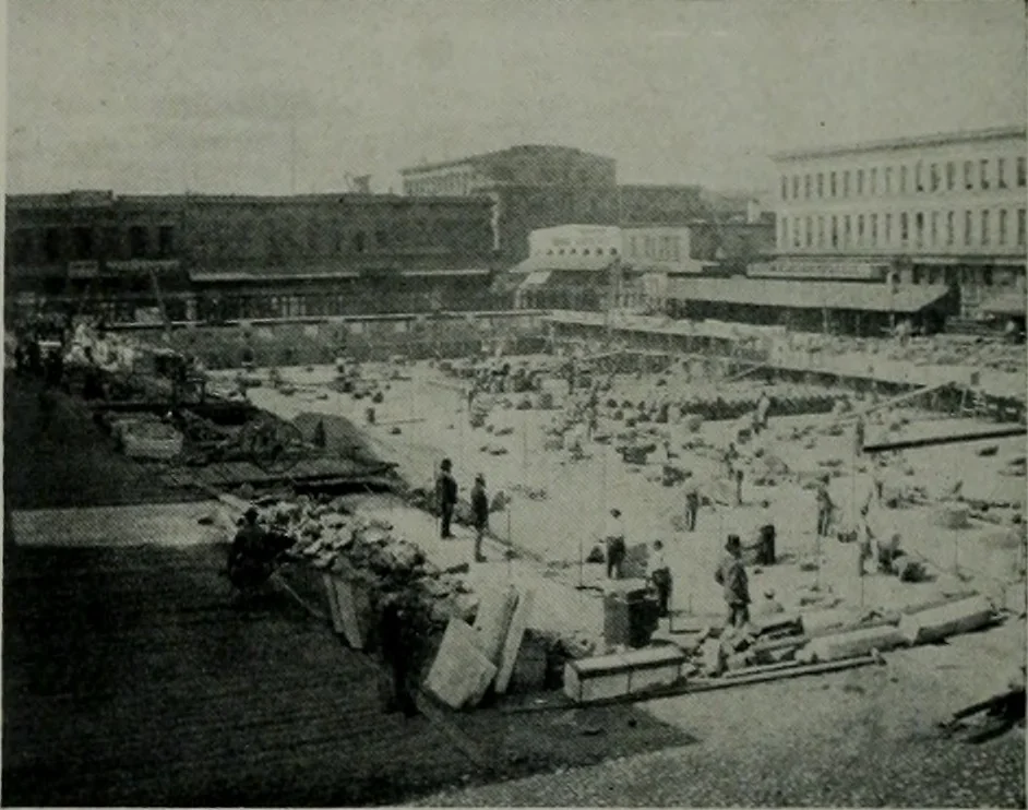 An illustration from Architect and engineer, 1905, leaf 137