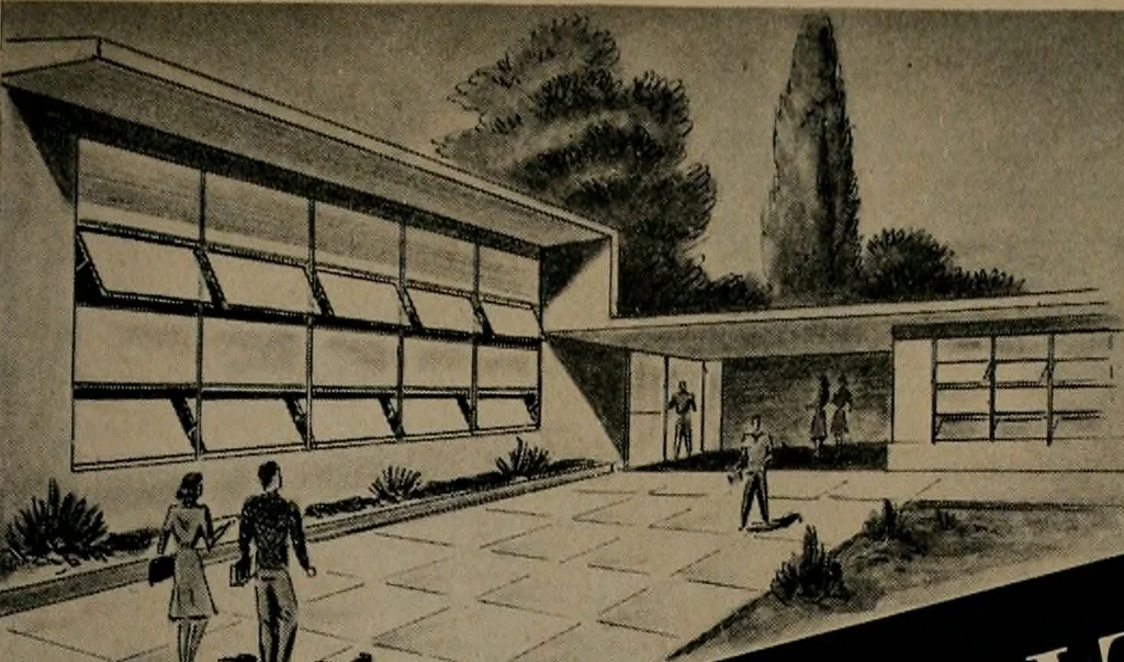 An illustration from Architect and engineer, 1905, leaf 172