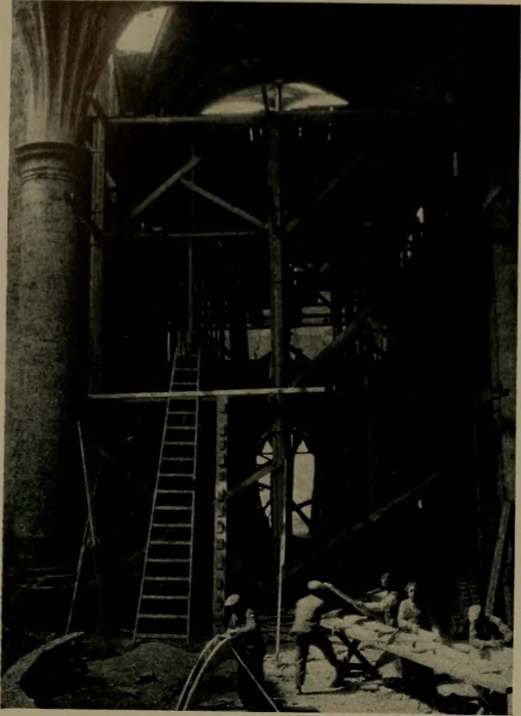 An illustration from Architect and engineer, 1905, leaf 197