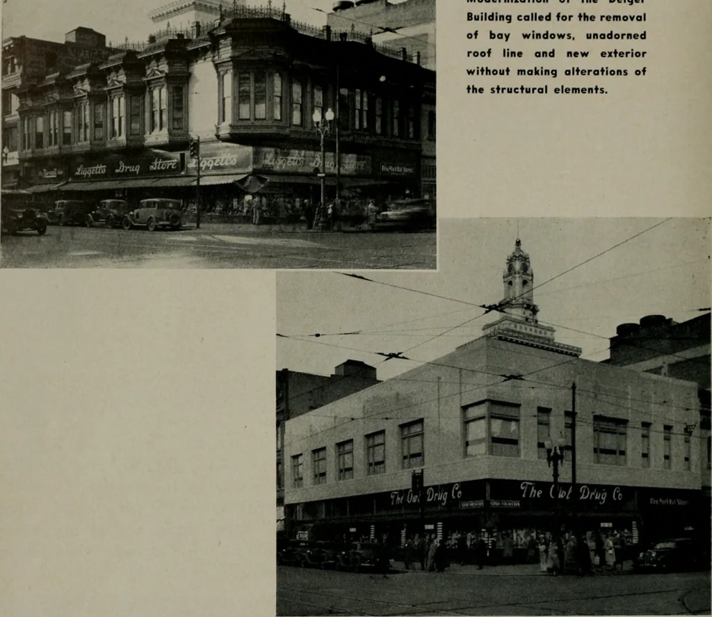 An illustration from Architect and engineer, 1905, leaf 343