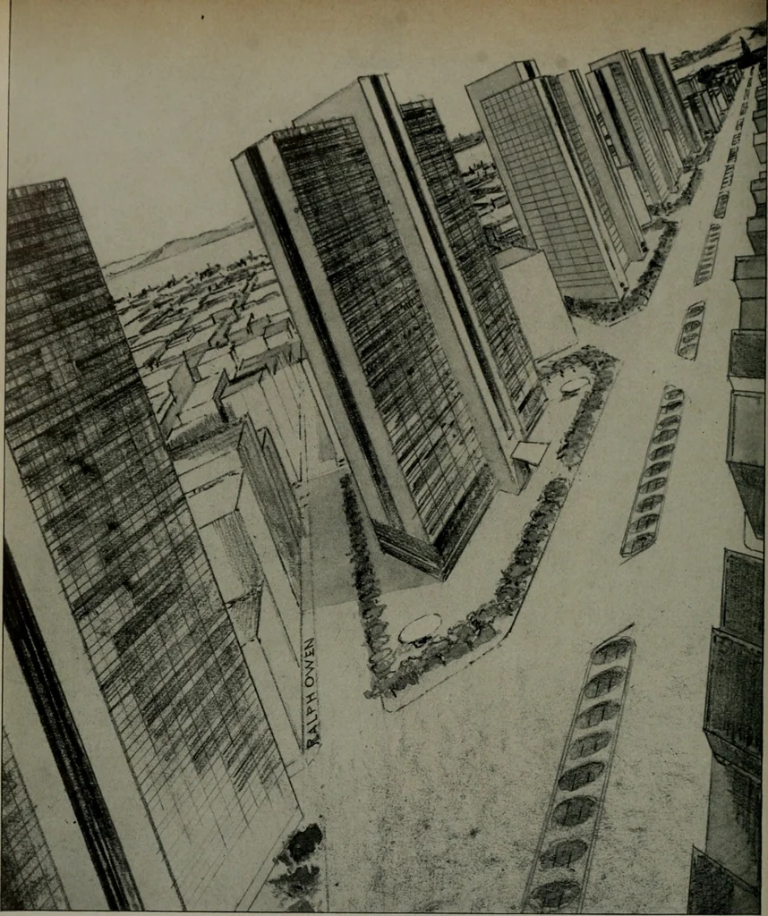 An illustration from Architect and engineer, 1905, leaf 381