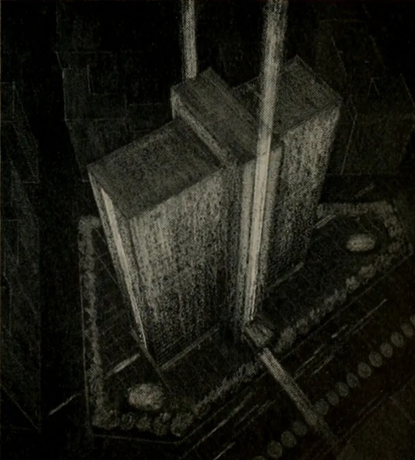 An illustration from Architect and engineer, 1905, leaf 386