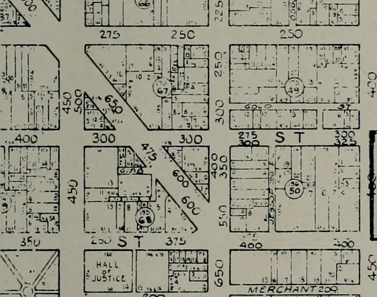 An illustration from Architect and engineer, 1905, leaf 74