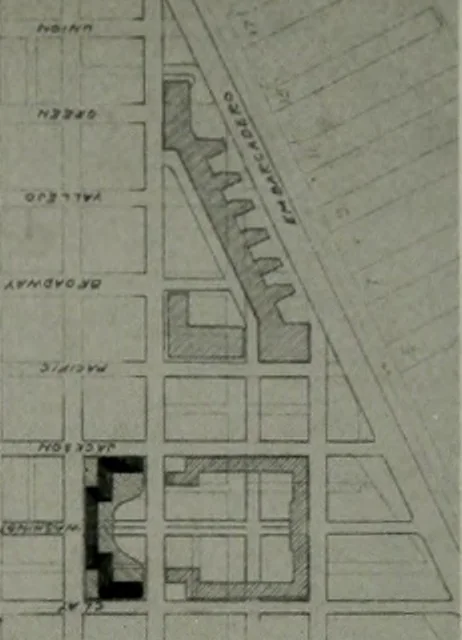 An illustration from Architect and engineer, 1905, leaf 81