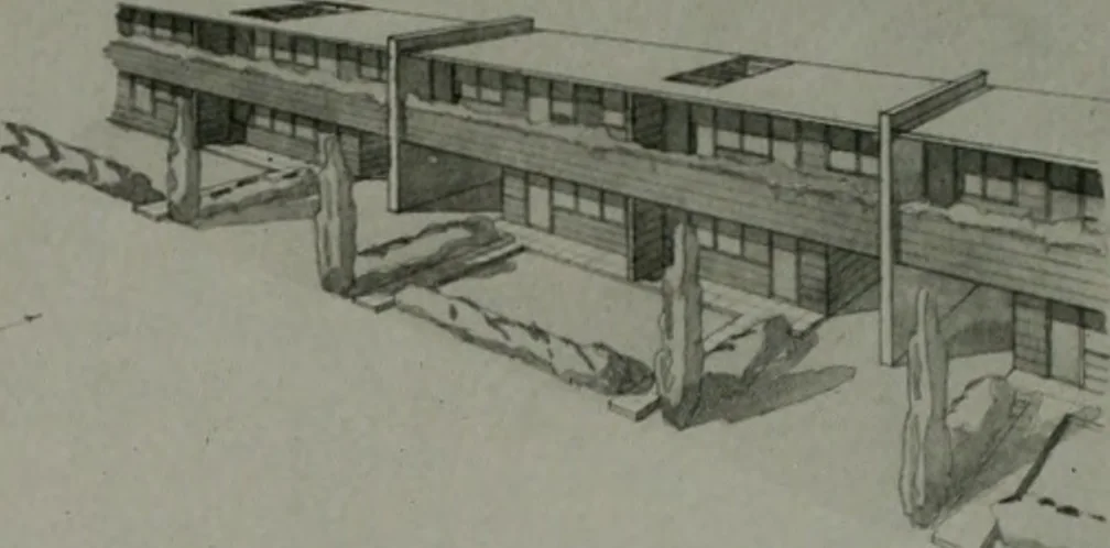 An illustration from Architect and engineer, 1905, leaf 83
