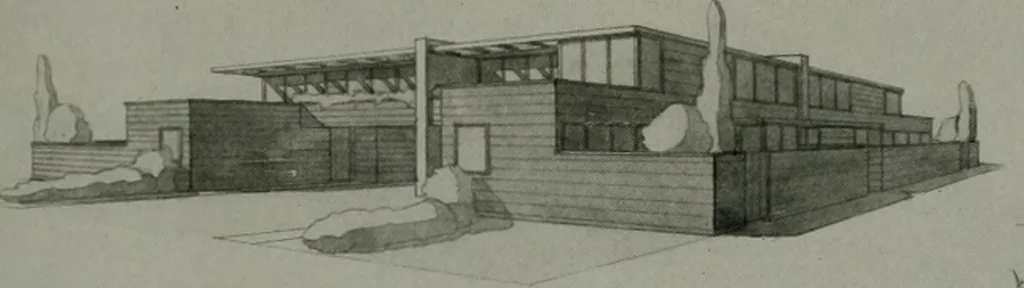 An illustration from Architect and engineer, 1905, leaf 83