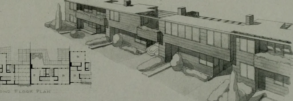 An illustration from Architect and engineer, 1905, leaf 83