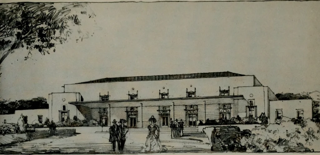 An illustration from Architect and engineer, 1905, leaf 90