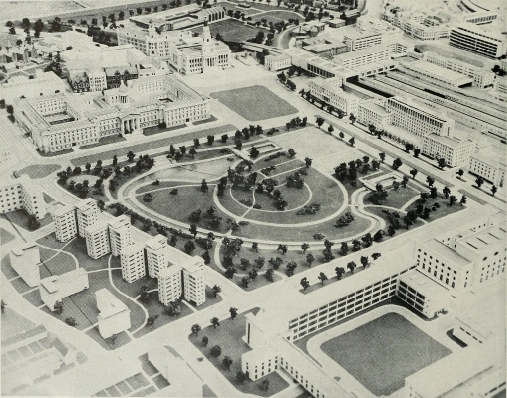 An illustration from Architect and engineer, 1905, leaf 157