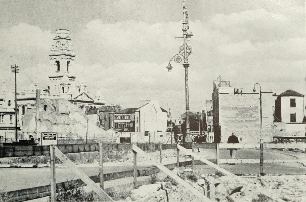 An illustration from Architect and engineer, 1905, leaf 158