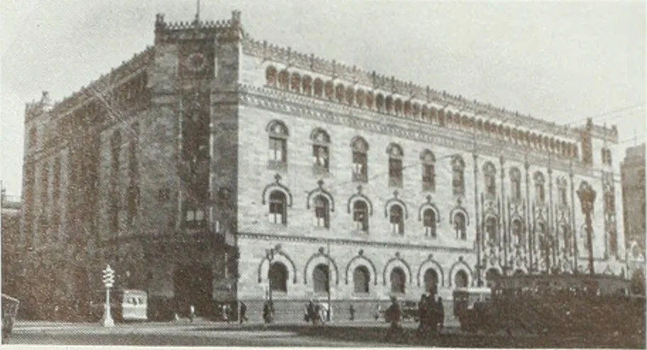 An illustration from Architect and engineer, 1905, leaf 302